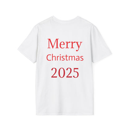 Christmas Santa T-Shirt, Holiday Gift, Unisex Tee, Festive Apparel, Merry Christmas 2025 Tee, Fun Santa Design