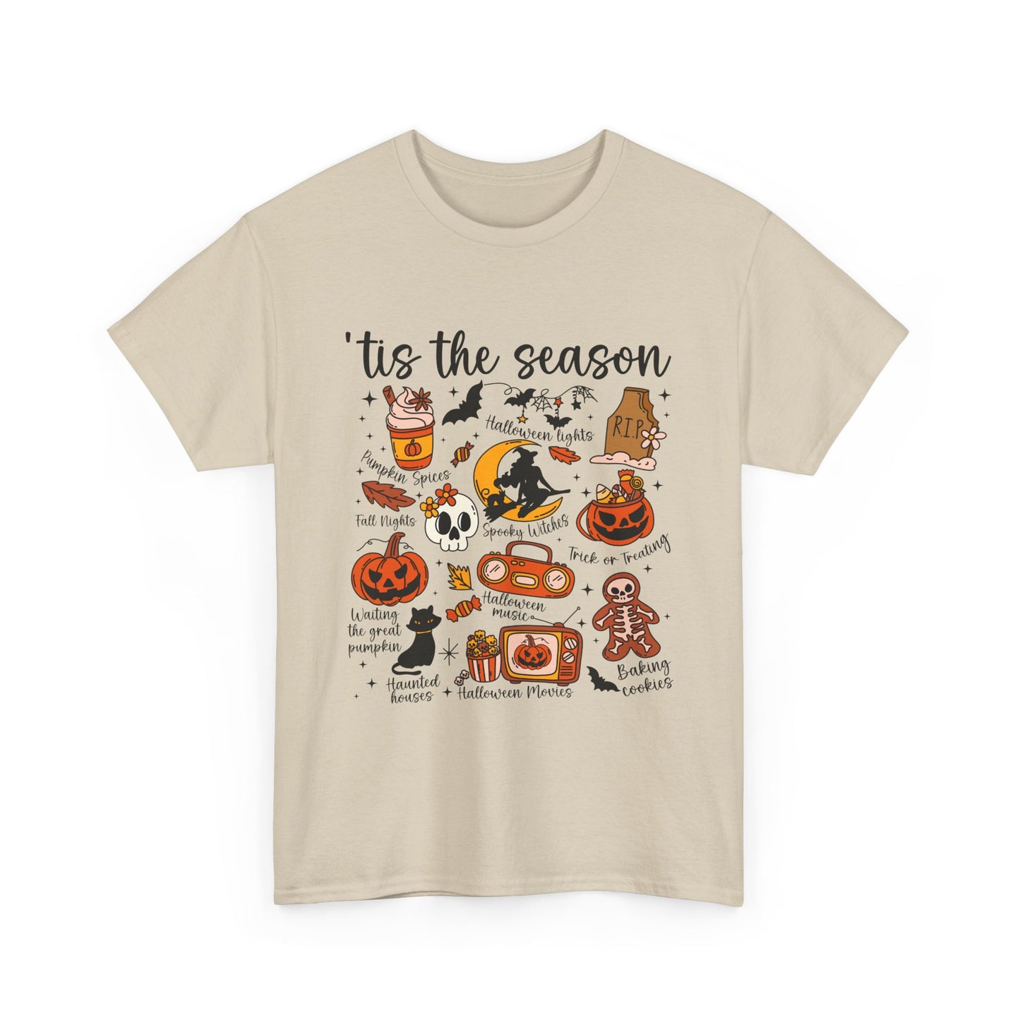 Cozy Seasonal Tee - Fall Vibes, Halloween, Pumpkin Spice, Unisex T-Shirt, Gift for Friends, Autumn Fashion