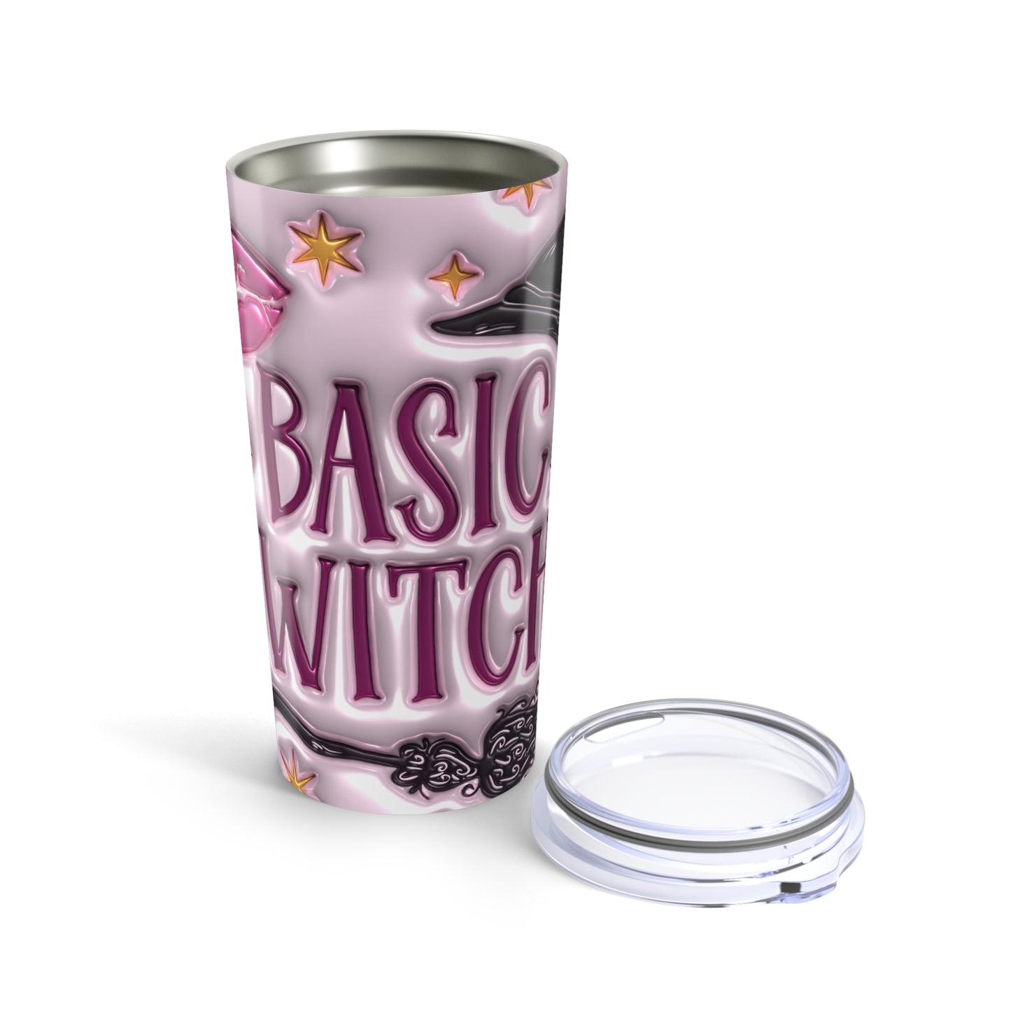 Basic Witch Tumbler 20oz | Mystical Travel Mug, Spooky Drinkware, Halloween Gift, Witchy Vibes, Cute Tumbler