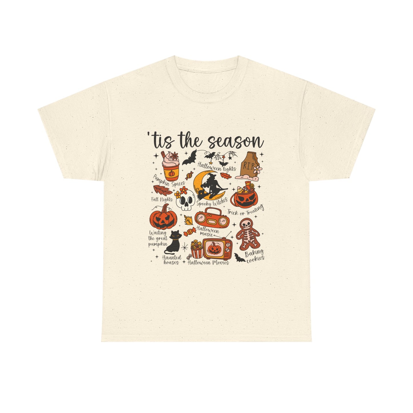 Cozy Seasonal Tee - Fall Vibes, Halloween, Pumpkin Spice, Unisex T-Shirt, Gift for Friends, Autumn Fashion