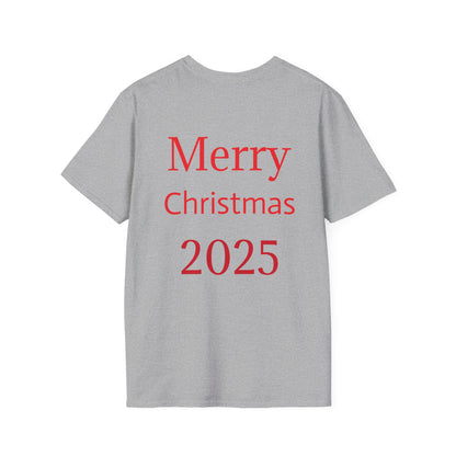 Christmas Santa T-Shirt, Holiday Gift, Unisex Tee, Festive Apparel, Merry Christmas 2025 Tee, Fun Santa Design