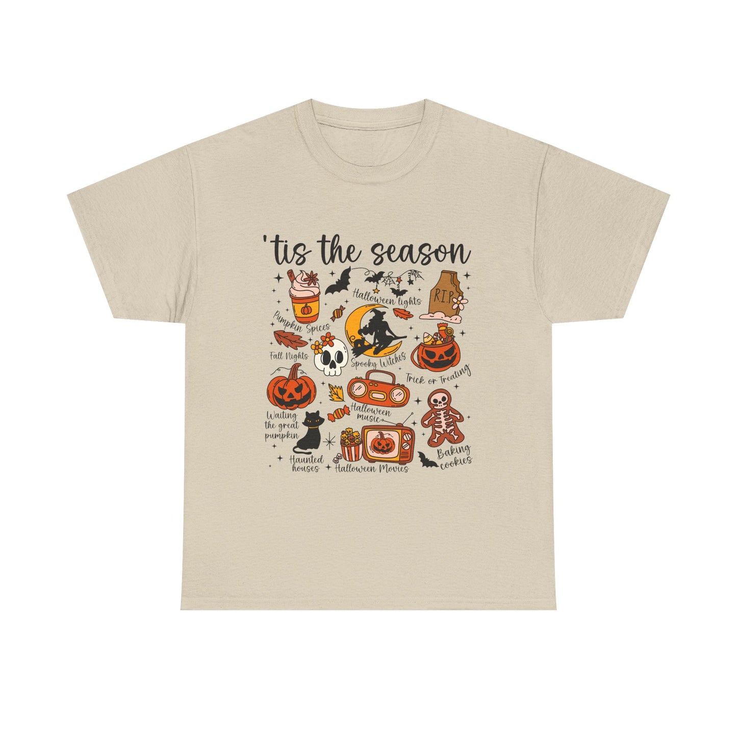 Cozy Seasonal Tee - Fall Vibes, Halloween, Pumpkin Spice, Unisex T-Shirt, Gift for Friends, Autumn Fashion