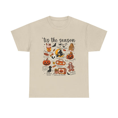 Cozy Seasonal Tee - Fall Vibes, Halloween, Pumpkin Spice, Unisex T-Shirt, Gift for Friends, Autumn Fashion