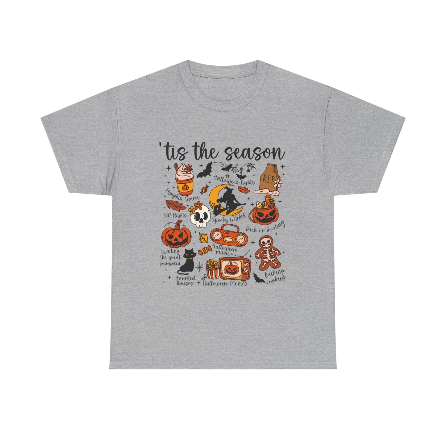 Cozy Seasonal Tee - Fall Vibes, Halloween, Pumpkin Spice, Unisex T-Shirt, Gift for Friends, Autumn Fashion