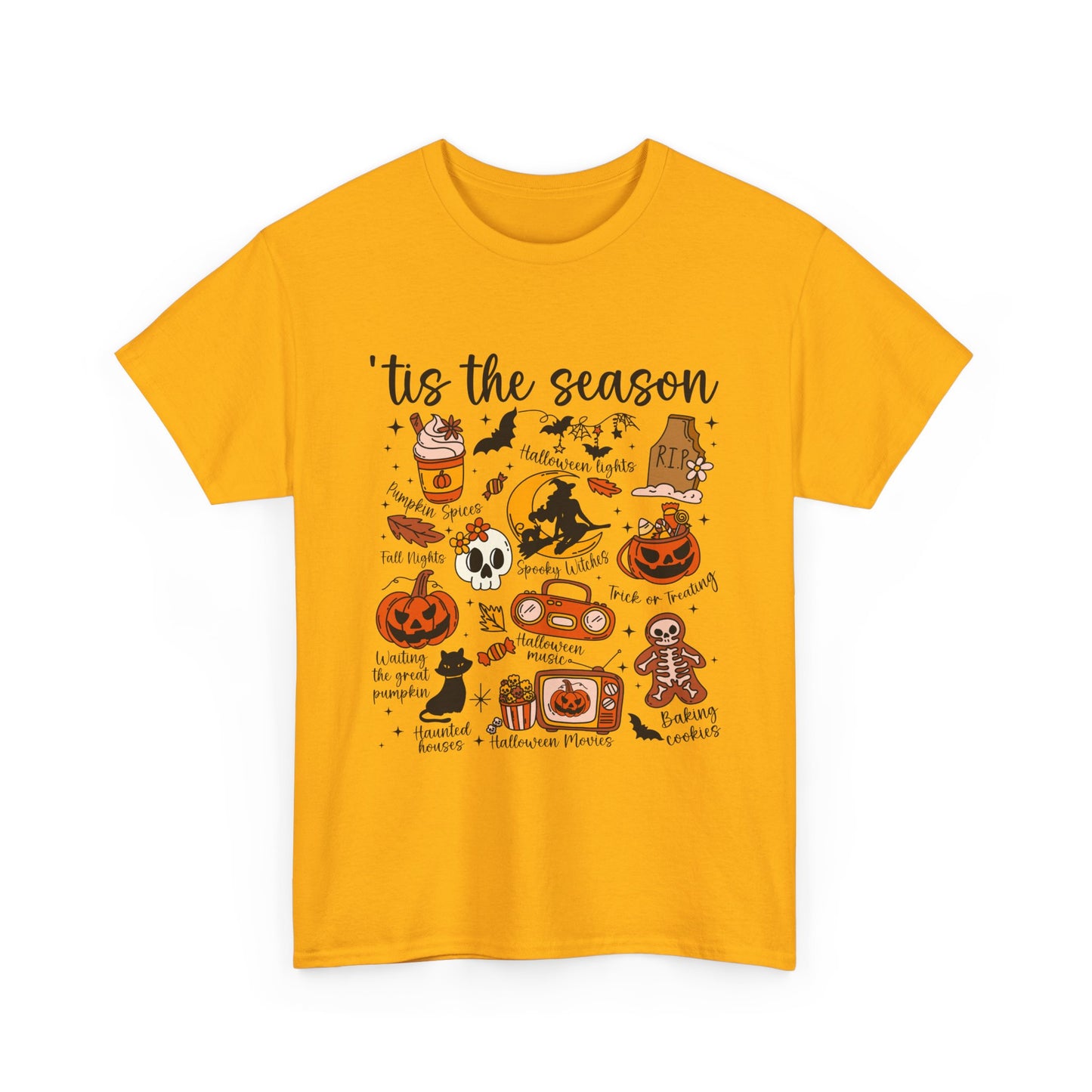 Cozy Seasonal Tee - Fall Vibes, Halloween, Pumpkin Spice, Unisex T-Shirt, Gift for Friends, Autumn Fashion