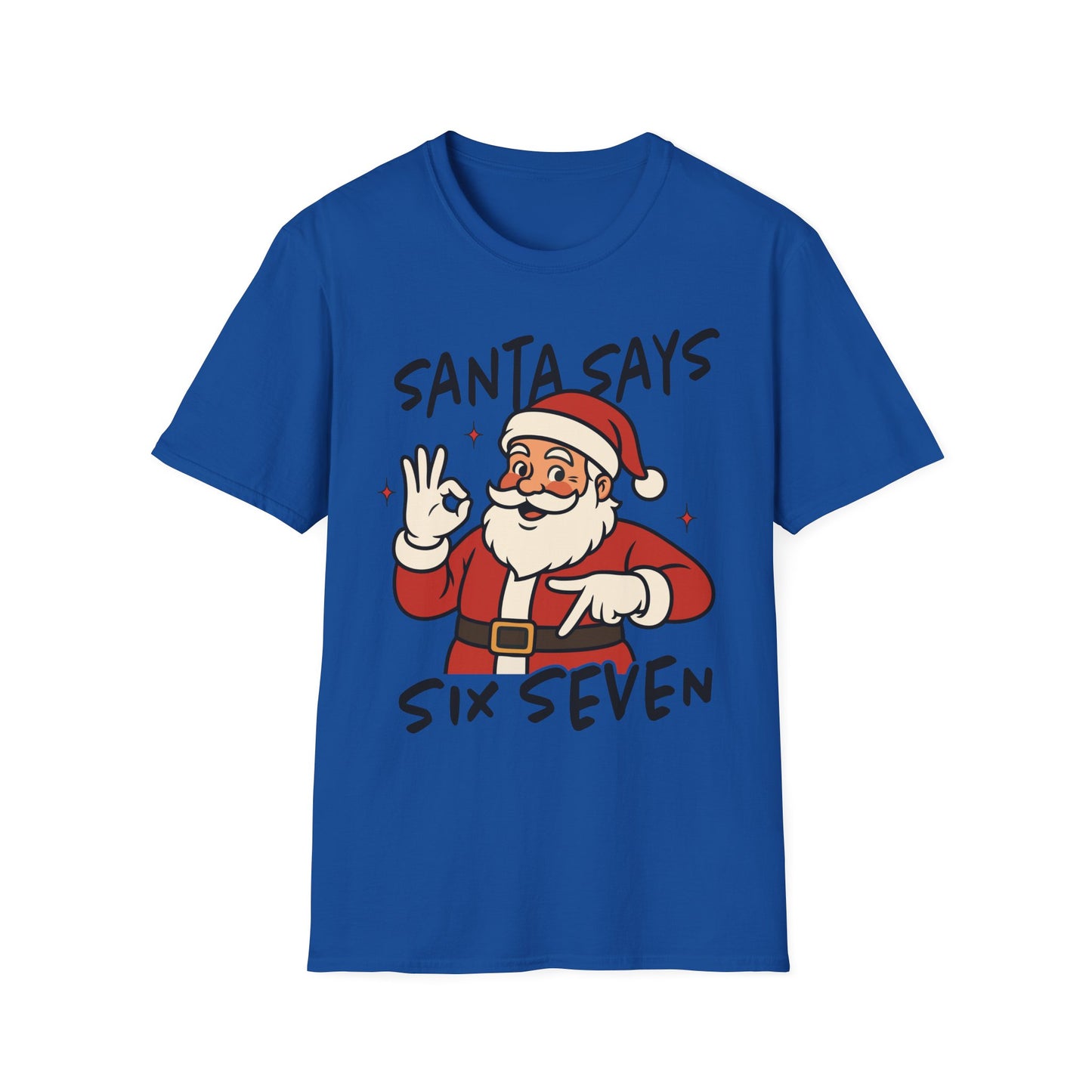 Christmas Santa T-Shirt, Holiday Gift, Unisex Tee, Festive Apparel, Merry Christmas 2025 Tee, Fun Santa Design
