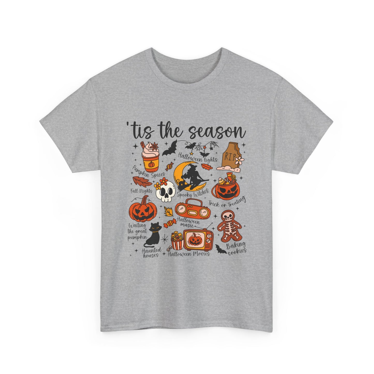 Cozy Seasonal Tee - Fall Vibes, Halloween, Pumpkin Spice, Unisex T-Shirt, Gift for Friends, Autumn Fashion