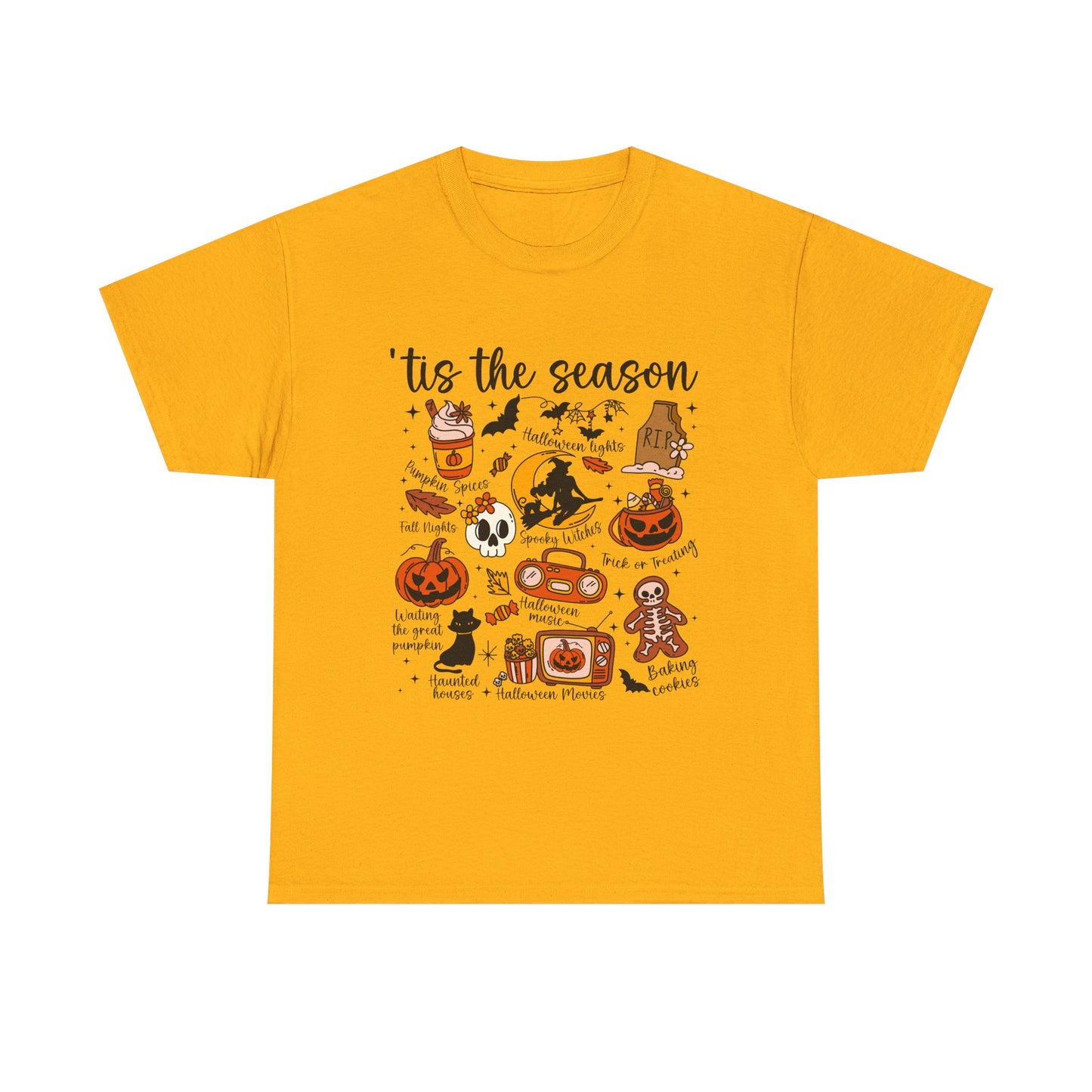 Cozy Seasonal Tee - Fall Vibes, Halloween, Pumpkin Spice, Unisex T-Shirt, Gift for Friends, Autumn Fashion