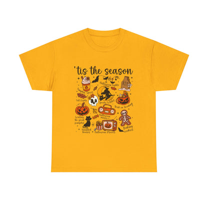 Cozy Seasonal Tee - Fall Vibes, Halloween, Pumpkin Spice, Unisex T-Shirt, Gift for Friends, Autumn Fashion