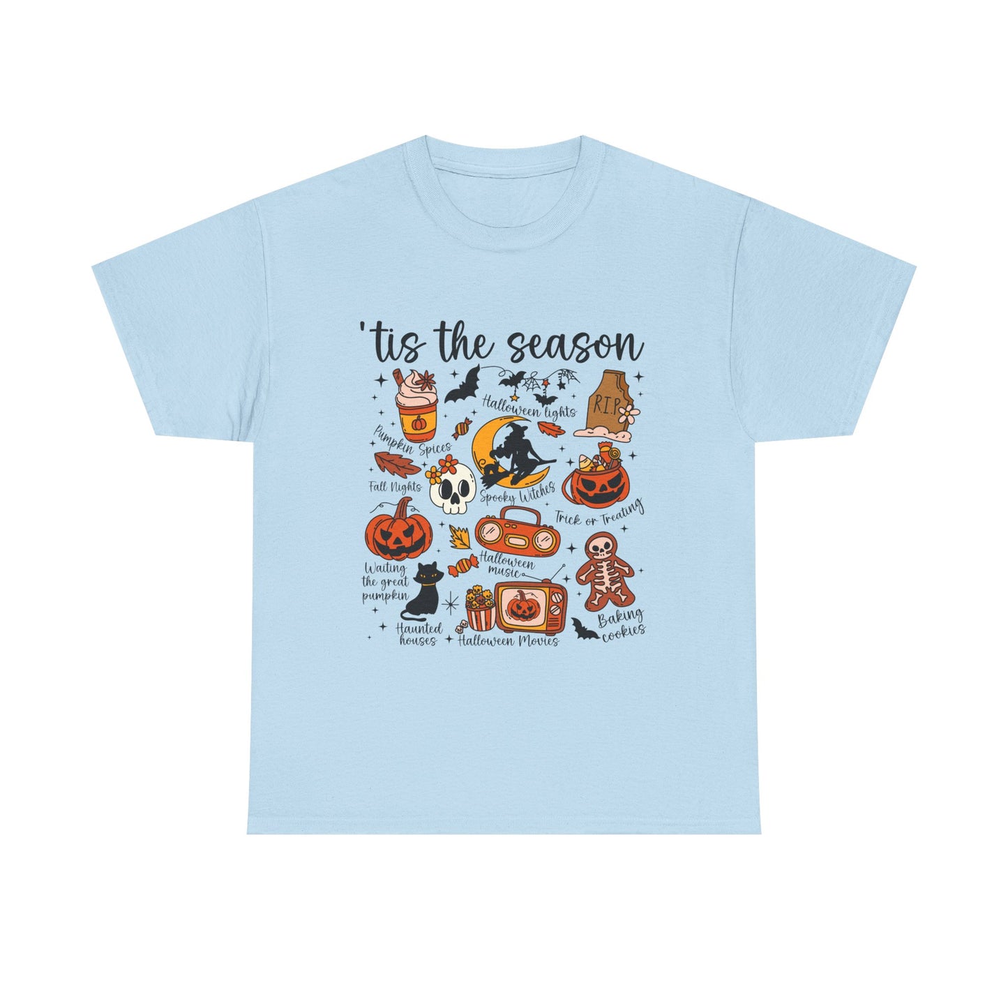 Cozy Seasonal Tee - Fall Vibes, Halloween, Pumpkin Spice, Unisex T-Shirt, Gift for Friends, Autumn Fashion