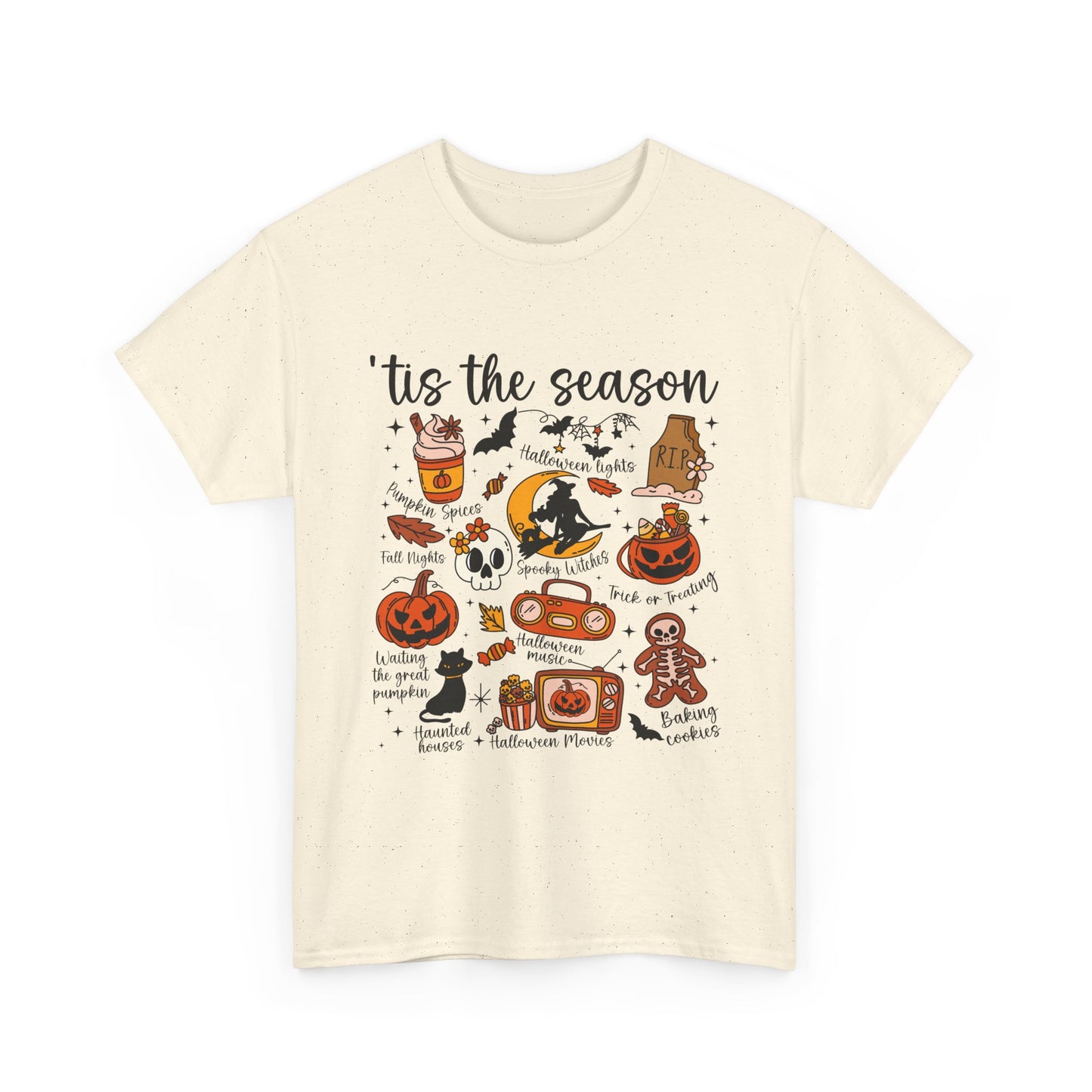 Cozy Seasonal Tee - Fall Vibes, Halloween, Pumpkin Spice, Unisex T-Shirt, Gift for Friends, Autumn Fashion