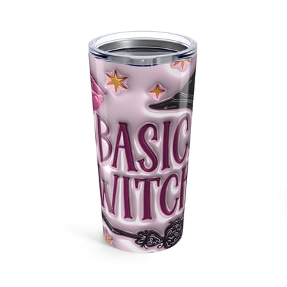 Basic Witch Tumbler 20oz | Mystical Travel Mug, Spooky Drinkware, Halloween Gift, Witchy Vibes, Cute Tumbler