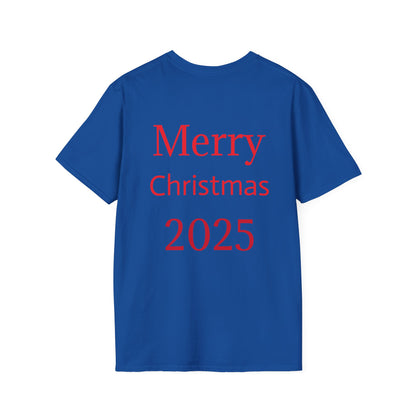 Christmas Santa T-Shirt, Holiday Gift, Unisex Tee, Festive Apparel, Merry Christmas 2025 Tee, Fun Santa Design
