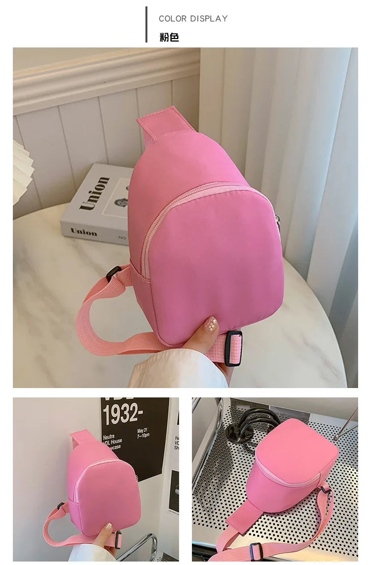 Children's Chest Bag K-Pop Demon Hunters Messenger Bags Baby Shoulder Bag Kids Gifts Mini Kids Gifts Cute Purses and Handbags