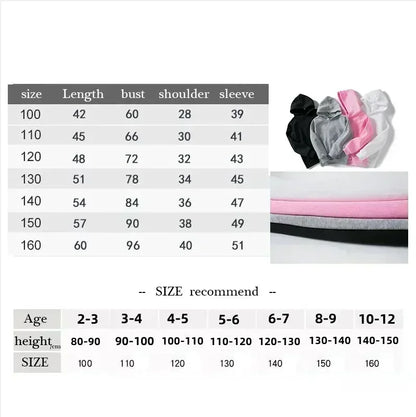 2026 New Letter A-Z Girls' sportswear Kpop Demon Hunters Boys' casual shirt Children's hooded shirt Autumn/Winter long-sleeved